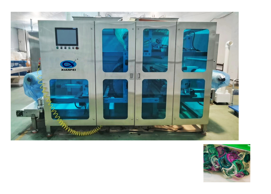 2800kg χωρητικότητα φόρτωσης απορρυπαντικό Pod κατασκευής μηχανή πλήρης αυτοματισμού από ανοξείδωτο χάλυβα